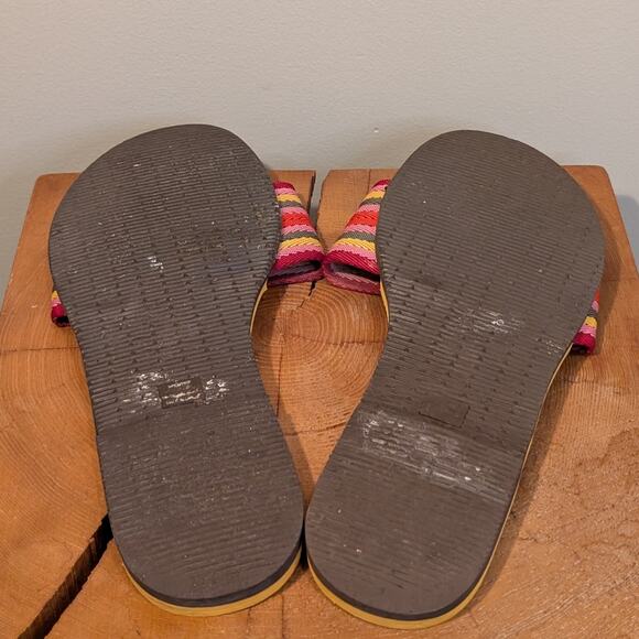 Havaianas Slides You Malta Mix Sandals Beach Pool Casual Pop of Color - Size 11 - Picture 4 of 4